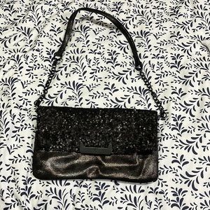 Black evening bag